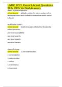 UNMC PCC1 Exam 3 Actual Questions With 100- Verified Answers&period;docx