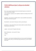 NURS 180 Pharm Quiz 3 with precise detailed solutions