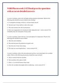 N180 Pharm week 2 ATI book practice questions with accurate detailed answers