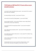 NURS pharm 180 Final WCU Exam with accurate detailed solutions