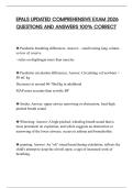EPALS UPDATED COMPREHENSIVE EXAM 2026 QUESTIONS AND ANSWERS 100&percnt; CORRECT