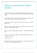 ROUB EXAM QUESTIONS WITH CORRECT ANSWERS&period;