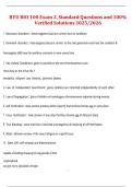 BIO 100 &ndash; Brigham Young University &lpar;BYU&rpar; &ndash; Exam 2 Standard Questions and 100&percnt; Verified Solutions &lpar;2025&sol;2026&rpar;