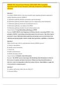 AMEDD DCC Actual Exam Newest 2025&sol;2026 With Complete Questions And Correct Answers &vert;Already Graded A&plus;&vert;&vert;Brand New Version&excl;