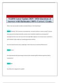NARM Latest Update 2025 &sol; 2026 Questions & Answers with Rationales&vert; 100&percnt; Correct &vert; Grade