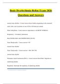 Basic Dysrhythmia-Relias Exam 2026 Questions and Answers