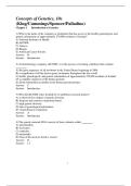 Concepts of Genetics 10e Klug - Complete Test Bank | All Chapters  | PDF Download