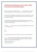 GFEBS Essentials -Subsumes L101E&comma; L201E&comma; L303E- Exam with accurate detailed solutions
