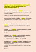 STEPFUL PHARMACY TECH NEWEST EXAM &num;1 ACTUAL 2025 &sol;2026 REVIEW WITH COMPLETE QUESTIONS WITH  ANSWERS&sol;VERIFIED&sol;GRADED A&plus;
