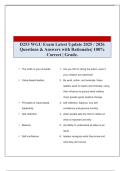 D253 WGU Exam Latest Update 2025 &sol; 2026 Questions & Answers with Rationales&vert; 100&percnt; Correct &vert; Grade&period; 