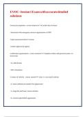 EVOC- Session 1 Exam with accurate detailed solutions