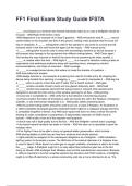 FF1 Final Exam Study Guide IFSTA  NEWEST 2026&sol;2027 ACTUAL EXAM COMPLETE QUESTIONS AND CORRECT DETAILED ANSWERS &lpar;VERIFIED ANSWERS&rpar; &vert;ALREADY GRADED A&plus;&vert;&vert;BRAND NEW&excl;&excl;