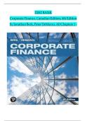 TEST BANK For Corporate Finance 6th Edition by Berk & DeMarzo&comma; Verified Chapters 1 - 31&comma; Complete Newest Version