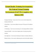Virtual Reality Training Environments &vert; The Federal Virtual Training Environment &lpar;FedVTE&rpar; C