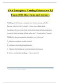 ENA Emergency Nursing Orientation 3&period;0 Exam 2026 Questions and Answers
