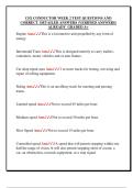 CSX CONDUCTOR WEEK 2 TEST QUESTIONS AND  CORRECT  DETAILED ANSWERS &lpar;VERIFIED ANSWERS&rpar;  ALREADY  GRADED A&plus;