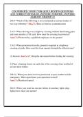 CSX FREIGHT CONDUCTOR QUIZ 3 REVIEW QUESTIONS  AND CORRECT DETAILED ANSWERS &lpar;VERIFIED ANSWERS&rpar;  ALREADY GRADED A&plus;