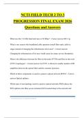 NCTI FIELD TECH 2 TO 3 PROGRESSION FINAL EXAM 2026 Questions and Answers