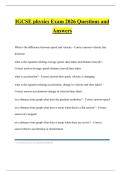 IGCSE physics Exam 2026 Questions and Answers