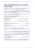 UWF EDF 6226 &ndash; Modules 1&comma; 2&comma; 3&comma; 5&comma; and 6 &vert; Complete Solved Guide &lpar;100&percnt; Correct Answers&rpar;