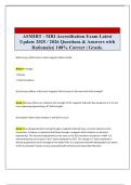 ASMIRT - MRI Accreditation Exam Latest Update 2025 &sol; 2026 Questions & Answers with Rationales&vert; 100&percnt; Correct &vert; Grade&period; 