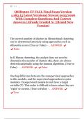 QMB3302 Final Exam&colon; UF Business Statistics Fall Semester &lbrack;Version 1&rsqb; &vert; Study Guide