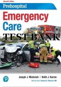 Test Bank for Prehospital Emergency Care 11th Edition by Joseph&comma; Keith and Brent&period;