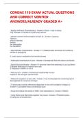 COMSAE 110 EXAM ACTUAL QUESTIONS AND CORRECT VERIFIED ANSWERS&sol;ALREADY GRADED A&plus;  
