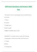 GISP Exam Questions and Answers 100&percnt; Pass