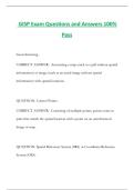 GISP Exam Questions and Answers 100&percnt; Pass