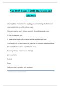 Nur 1023 Exam 3 2026 Questions and Answers