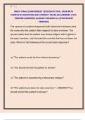 MN551 FINAL EXAM NEWEST 2025&sol;2026 ACTUAL EXAM WITH  COMPLETE QUESTIONS AND CORRECT DETAILED ANSWERS &lpar;100&percnt;  VERIFIED ANSWERS&rpar; &vert;ALREADY GRADED A&plus;&vert; &vert;&vert;PROFESSOR  VERIFIED&vert;&vert; 