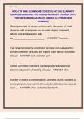 NCRA CTR FINAL EXAM NEWEST 2025&sol;2026 ACTUAL EXAM WITH  COMPLETE QUESTIONS AND CORRECT DETAILED ANSWERS &lpar;100&percnt;  VERIFIED ANSWERS&rpar; &vert;ALREADY GRADED A&plus;&vert; &vert;&vert;PROFESSOR  VERIFIED&vert;&vert;