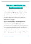 NUR2063- Chapter 5 Exam 2026 Questions and Answers