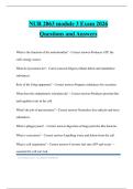 NUR 2063 module 3 Exam 2026 Questions and Answers