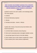 NURS 136 EXAM 2 GALEN NEWEST 2025&sol;2026 ACTUAL EXAM WITH  COMPLETE QUESTIONS AND CORRECT DETAILED ANSWERS &lpar;100&percnt;  VERIFIED ANSWERS&rpar; &vert;ALREADY GRADED A&plus;&vert; &vert;&vert;PROFESSOR  VERIFIED&vert;&vert;