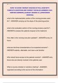 NURS 136 EXAM 3 NEWEST 2025&sol;2026 ACTUAL EXAM WITH  COMPLETE QUESTIONS AND CORRECT DETAILED ANSWERS &lpar;100&percnt;  VERIFIED ANSWERS&rpar; &vert;ALREADY GRADED A&plus;&vert; &vert;&vert;PROFESSOR  VERIFIED&vert;&vert;