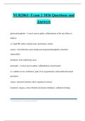 NUR2063&colon; Exam 2 2026 Questions and Answers