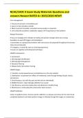 NCAC&sol;CADC II Exam Study Materials Questions and answers Newest RATED A&plus; 2025&sol;2026 NEW&excl;&excl;