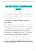 Nur2063 Bundled Tests 2026 Questions and Answers