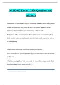 NUR2063 Exam 1 2026 Questions and Answers