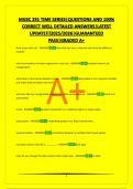 MGSC 291 TIME SERIES&vert;QUESTIONS AND 100&percnt; CORRECT WELL DETAILED ANSWERS&vert;LATEST UPDATE&excl;&excl;&excl;2025&sol;2026&vert;GUARANTEED PASS&vert;GRADED A&plus;