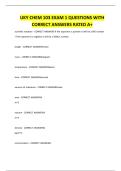 UKY CHEM 103 EXAM 1 QUESTIONS WITH CORRECT ANSWERS RATED A&plus;
