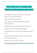 Nurs 2502 Bundled Tests 2026 Questions and Answers