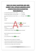 MGSC 291 EXAM  &vert;QUESTIONS AND 100&percnt; CORRECT WELL DETAILED ANSWERS&vert;LATEST UPDATE&excl;&excl;&excl;2025&sol;2026&vert;GUARANTEED PASS&vert;GRADED A&plus;
