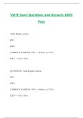 VSITE Exam Questions and Answers 100&percnt; Pass