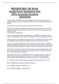 MEADER MIS 180 Study  Guide Exam Questions And  100&percnt; Accurate Answers  2025&sol;2026