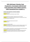 NUR 180 &ndash; Exam 2 Practice Test &vert; Progressive Health Assessment with Revised Exam Questions and Verified Answers &vert; 100&percnt; Guaranteed A&plus; Study Guide