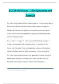 ECCB-403 Exam 1 2026 Questions and Answers