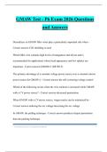 GMAW Test - P6 Exam 2026 Questions and Answers